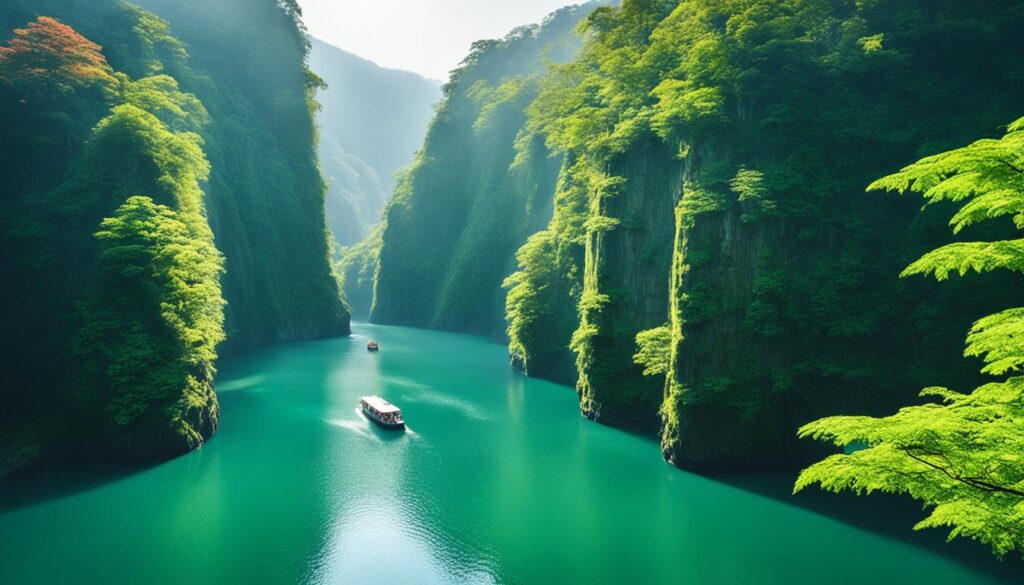 Exquisite views of Takachiho Gorge